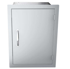 17" x 24" Flush Vertical Swing Dry Storage Pantry w/ Shelf (Reversible)