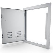 Load image into Gallery viewer, 14&quot; x 20&quot; / 17&quot; x 24&quot; Flush Vented Vertical Door w/ Left or Right Swing