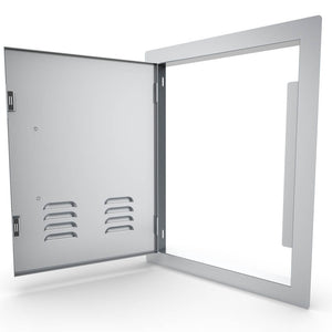 14" x 20" / 17" x 24" Flush Vented Vertical Door w/ Left or Right Swing