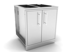 30" Weather Sealed Dry Storage Pantry w/ Multi-Drawers & Shelves